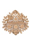 Cosa Nostraa_Gold Garden Of Serenity Brooch _Online_at_Aza_Fashions