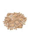 Shop_Cosa Nostraa_Gold Garden Of Serenity Brooch _Online_at_Aza_Fashions