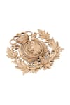 Buy_Cosa Nostraa_Gold Imperial Guardian Brooch _Online_at_Aza_Fashions