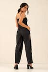 Shop_Sunandini_Black 100% Cotton Sweetheart Cherie Heart Patch Jumpsuit _at_Aza_Fashions