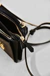 Shop_GLA_Black Embossed Narad Sling Bag _at_Aza_Fashions