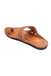 Buy_The Madras Trunk_Brown Woven Tarang Tonal Kolhapuri Flats 