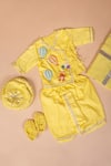 Buy_Lil Angels_Yellow Silk Embroidery Bead Hot Air Balloon Jamna Set _at_Aza_Fashions