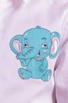 Partykles_White Cotton Embroidery Elephant Shirt _Online_at_Aza_Fashions