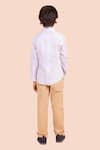 Shop_Partykles_Multi Color Cotton Patchwork Wave Shirt _at_Aza_Fashions