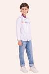 Buy_Partykles_White Cotton Embroidery Sea Theme Shirt _Online_at_Aza_Fashions