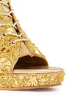 Shop_Anaar_Gold Acrylic Mirror Sans Seri Boss And Cutdan Embroidered Boots _Online_at_Aza_Fashions