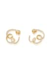 Buy_ISHARYA_Gold Plated Cubic Zirconia Disco Reverie Embellished Studs _Online_at_Aza_Fashions