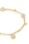 Shop_ISHARYA_Gold Plated Cubic Zirconia Disco Galaxy Embellished Choker _Online_at_Aza_Fashions