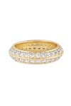 Buy_ISHARYA_Gold Plated Cubic Zirconia Disco Lights Embellised Ring _Online_at_Aza_Fashions