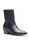 Buy_Dang Shoes_Black Plain Genuine Crust Leather Boots _at_Aza_Fashions