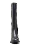 Dang Shoes_Black Plain Genuine Leather Long Boots _Online_at_Aza_Fashions