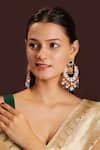 Buy_Riana Jewellery_Blue Gul Kundan And Bead Chandbalis _at_Aza_Fashions
