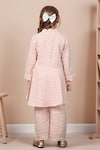 Shop_Samyukta Singhania_White Cotton Gota Patti Floral Print Peplum Kurta Set _at_Aza_Fashions