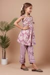 Petite Pomme Purple Cotton Pearls, Gota Patti Floral Print Peplum Kurta Set Online at Aza Fashions Petite Pomme_Purple Cotton Pearls, Gota Patti Floral Print Peplum Kurta Set _Online_at_Aza_Fashions