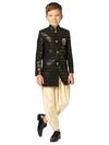 Buy_Petite Pomme_Black Polyester Sequins Embellished Sherwani And Salwar