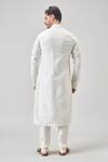 Shop Arihant Rai Sinha Cream Polyester, Chanderi Silk Embroidery Kurta Set at Aza Fashions Shop_Arihant Rai Sinha_Cream Polyester, Chanderi Silk Embroidery Kurta Set _at_Aza_Fashions