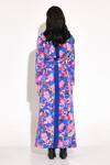 Shop_TWINKLE HANSPAL_Multi Color Crepe Calico Print Trench Coat _at_Aza_Fashions