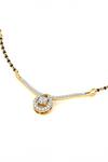Divine Solitaires_Yellow Teardrop Diamond Mangalsutra_Online_at_Aza_Fashions