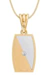 Shop_Divine Solitaires_Yellow Diamond 18kt Gold Solitaire Embellished Pendant _at_Aza_Fashions