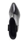 Buy_Dang Shoes_Black Plain Patent Leather Cowboy Boots _Online_at_Aza_Fashions