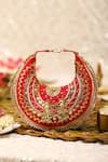 Buy 5elements Red Gota Patti Embellished Potli Bag at Aza Fashions Buy_5elements_Red Gota Patti Embellished Potli Bag _at_Aza_Fashions