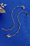 Buy Mero Jewellery Silver Plated Paisley Cutwork Anklet Set at Aza Fashions Buy_Mero Jewellery_Silver Plated Paisley Cutwork Anklet Set_at_Aza_Fashions