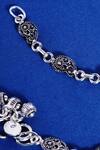 Mero Jewellery Silver Plated Paisley Cutwork Anklet Set Online at Aza Fashions Mero Jewellery_Silver Plated Paisley Cutwork Anklet Set_Online_at_Aza_Fashions