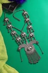 Buy Mero Jewellery Silver Plated Ghungroo Tribal Layered Necklace at Aza Fashions Buy_Mero Jewellery_Silver Plated Ghungroo Tribal Layered Necklace _at_Aza_Fashions