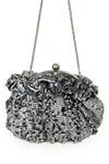 Buy_SG Collection By Sonia Gulrajani_Silver Sequins Pouchette Bag_at_Aza_Fashions