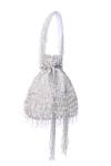 Buy_Tasna_White Cutdana Pearl Embellished Potli _Online_at_Aza_Fashions