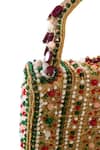 Tasna_Multi Color Pearl Floral Embellished Handbag _at_Aza_Fashions