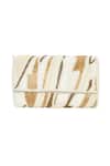 Shop_Tasna_Gold Pearl And White Cutdana Clutch Bag 