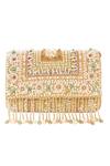 Shop_Tasna_Multi Color Pearl Crystal Embellished Handbag _at_Aza_Fashions