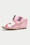 Buy_Oroh_Pink Metallic Thread Strap Wedges _Online_at_Aza_Fashions