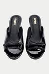 Shop_Oroh_Black Bows Embellished Mules _at_Aza_Fashions
