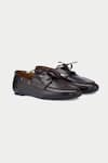 Buy_Oroh_Maroon Genuine Leather Loafers _at_Aza_Fashions