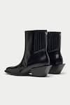 Buy_Oroh_Black Pointed Toe Ankle Boots _Online_at_Aza_Fashions