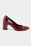 Oroh_Red Patent Leather Pump Heels _Online_at_Aza_Fashions
