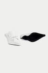 OROH_White Bow Tassel Mule Heels _at_Aza_Fashions