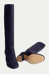 Buy_OROH_Blue Knee High Leather Boots 