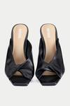 Shop_OROH_Black Draped Pencil Heels _at_Aza_Fashions