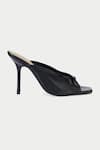 OROH_Black Draped Pencil Heels _Online_at_Aza_Fashions