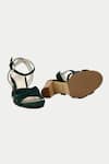 Buy_OROH_Green Criss Cross Strappy Heels 