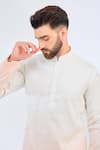 Buy_Kasbah_Peach Polyester Ombre Straight Kurta _Online_at_Aza_Fashions