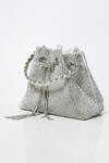 Shop_Be Chic_Silver Crystals Embellished Potli 