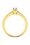 Buy_Divine Solitaires_Gold Diamonds Solitaire Ring With Round _Online_at_Aza_Fashions