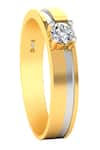 Divine Solitaires_Yellow Diamonds 18kt Gold Solitaire Two-tone Ring _Online_at_Aza_Fashions