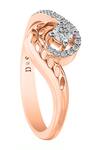 Divine Solitaires_Rose Gold Imitation Diamonds Embellished Swirl Pattern Ring_Online_at_Aza_Fashions