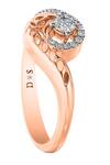 Shop_Divine Solitaires_Rose Gold Imitation Diamonds Embellished Swirl Pattern Ring_Online_at_Aza_Fashions